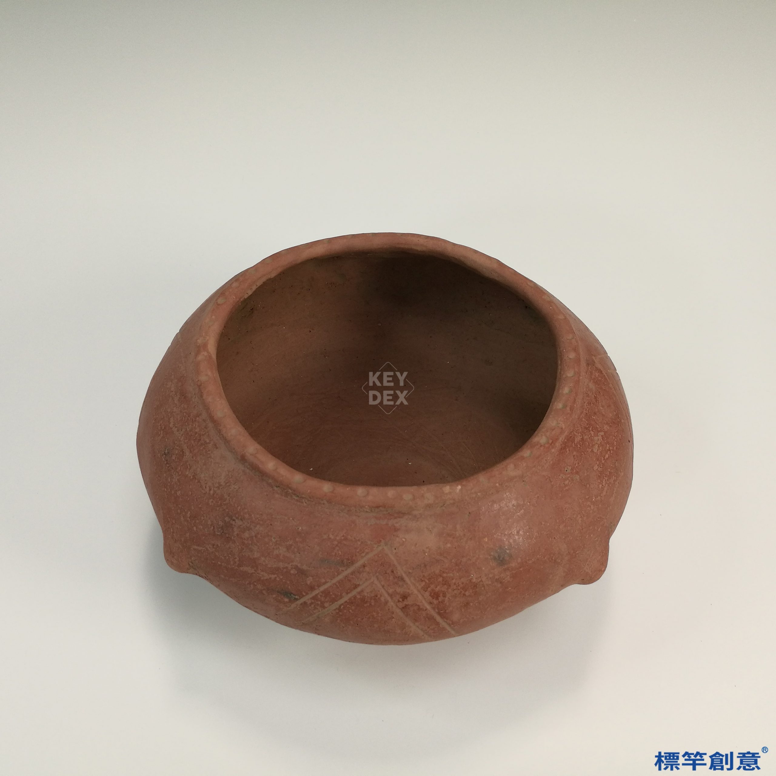 AA007 紅山文化紅陶鉢- 標竿創意陶瓷社教公益網