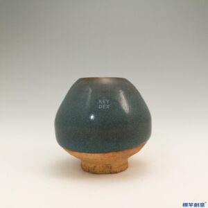 HA018 元代鈞窯系天藍釉紫斑雞心形淨水杯