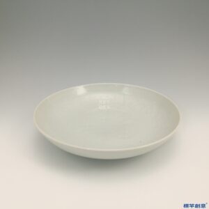 HA021 元代景德鎮窯卵白釉樞府平口碗