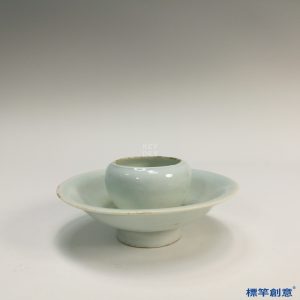 GC083 南宋湖田窯青白瓷盞托連体供水器