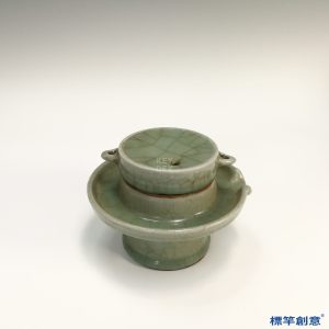 HA069 元代龍泉窯青釉瓷點茶茶磨