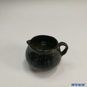 GC139 南宋建窯黑釉單把分茶杯分茶器