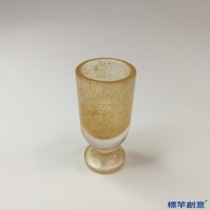 FB088 唐代西亞文化水晶高足小杯