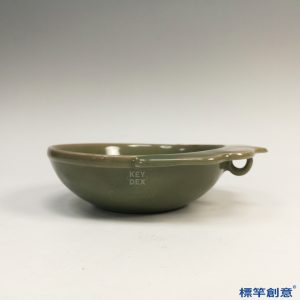 GB109 北宋東溝窯青瓷近似汝窯屈卮單把杯