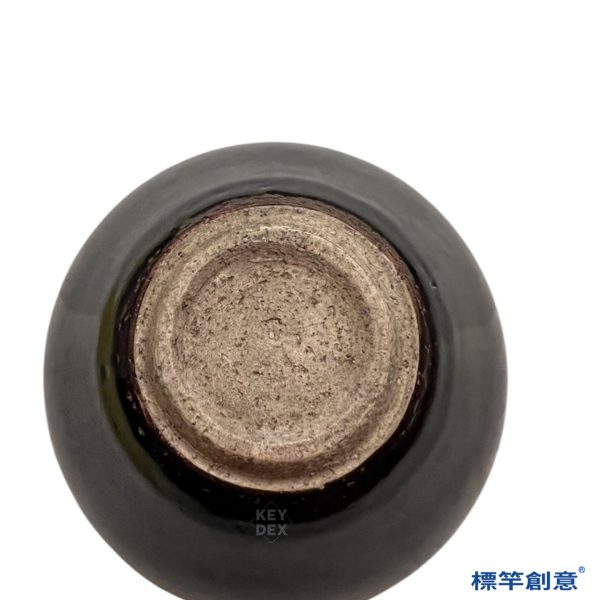 GC190 南宋吉州窯黑釉木葉茶盞茶碗：圖片 6