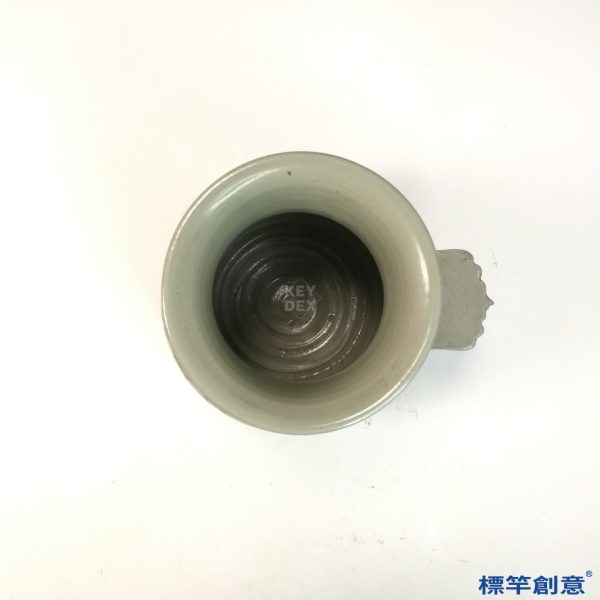 FC066 五代越窯青瓷仿契丹金銀器單耳廣口壺：圖片 3
