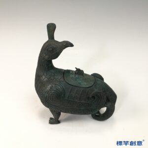 BB085 疑 商周時期青銅器夔龍雲雷紋鳳鳥尊