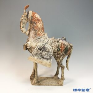 EG033 北魏黃堡窯彩繪陶馬俑