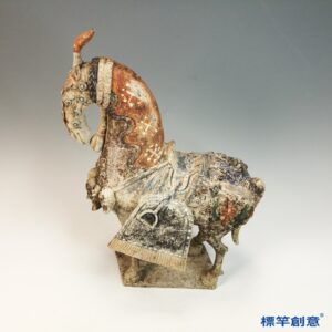 EG033 北魏黃堡窯彩繪陶馬俑