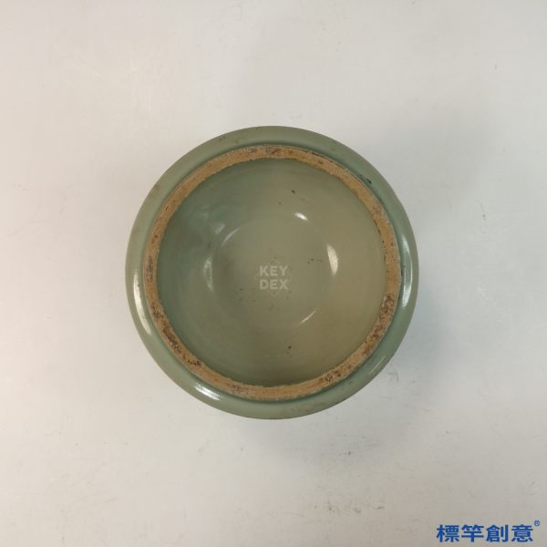 FC074 五代耀州窯淡青瓷刻花卉鏤空薰香爐：圖片 4