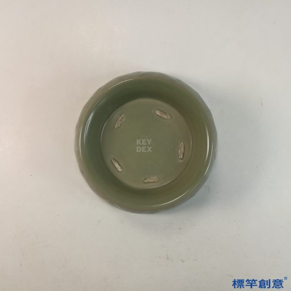 FC077 五代越窯青瓷纏枝紋鏤空香薰爐：圖片 4