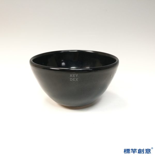 GC218 南宋中期吉州窯黑釉木葉紋精品茶盞