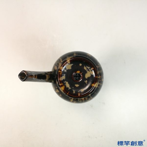 GC220 南宋晚期吉州窯玳瑁紋窯變釉賁巴壺：圖片 3