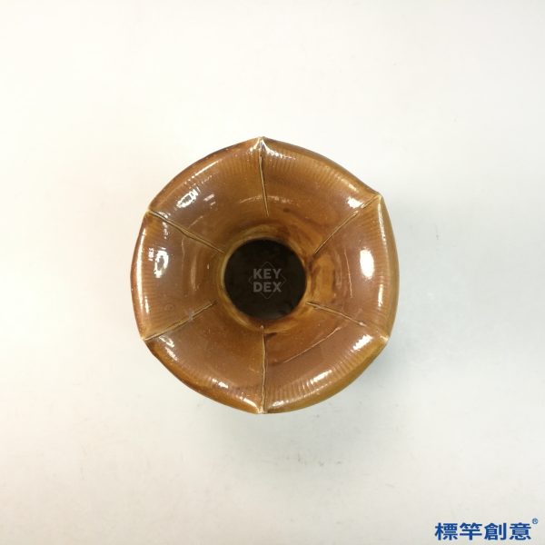 GC226 南宋湖田窯青白瓷柿紅花口刻花瓶：圖片 3
