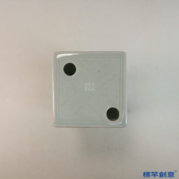 GC227 南宋湖田窯青白瓷鏤空刻花瓷枕頭枕：圖片 8