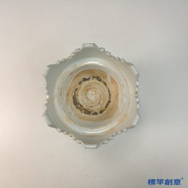 HB094 明代嘉靖黃地紅釉彩繪龍紋蓋罐：圖片 7