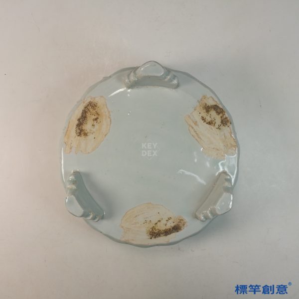 GC233 南宋湖田窯青白瓷鏤空刻花卉紋圓形大薰爐：圖片 4