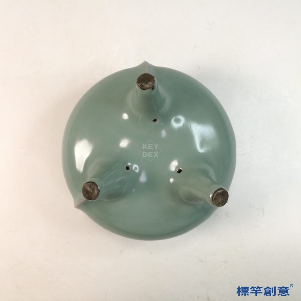 GC234 南宋龍泉窯月白青釉代官製鬲式爐：圖片 4