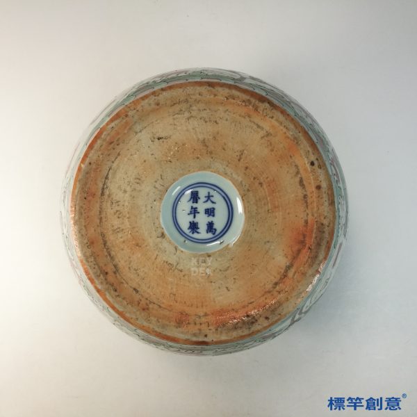 HB085 明代萬曆五彩繪百鹿紋大罐：圖片 4