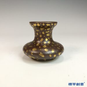 IA096 清乾隆仿銅器灑金文房水盂