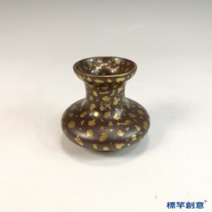 IA096 清乾隆仿銅器灑金文房水盂