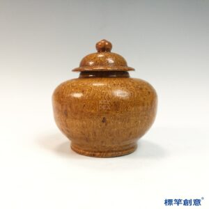 GA087 宋代鞏義窯黃釉絞胎小蓋罐