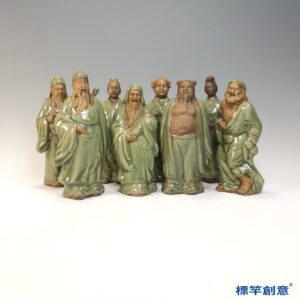 HA108 元代龍泉窯青釉露胎八仙過海人物像