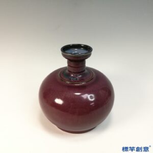 GB211 北宋鈞窯紫紅釉官字款嘟嚕瓶