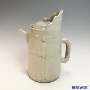 HA117 元代景德鎮窯白釉多穆壺